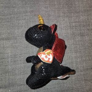 TY Beanie Boos - GRINDAL the Unicorn Dragon (6 inch) Stuffed Plush Animal NWT